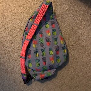 Kavu Multicolor Pineapple Print Crossbody Bag